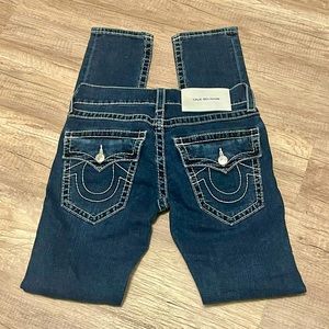NWOT True Religion Rocco Straight Jeans Size 28x33
